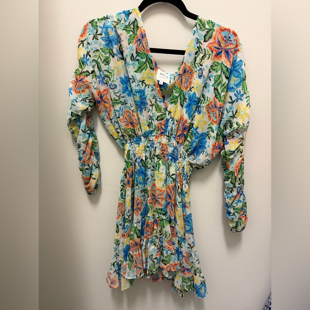 Misa Los Angeles Multicolor Floral Dress